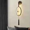 Lampes murales TEMAR Lampe Contemporaine LED Vintage En Laiton Creative Jade Gourde Décor Or Applique Lumière Pour La Maison Salon Chambre