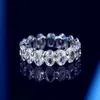 Zirkoonringen voor vrouwen eeuwigheid belofte cz kristal vinger ring verloving bruiloft sieraden liefde cadeau