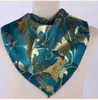 Scarves NEW 100 Silk Jacquard Square Hjiab Muslim Scarf Turban Ultralight Retro Shawl Turkish Hijab Women Islamic Headscarf 1pc J230502