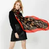 Scarves LaMaxaPa 2023 Fashion Winter Warm Women/Lady Leopard Print Scarf Pashmina Shawls And Wraps Long Female 180 90CMScarves