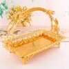 Fruit Tray Multipurpose Dried Food Plate Table Organizer Serving Tray for Kitchen Home Centerpiece Decoration Wedding Gift