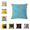 Pillow /Decorative Funny Banana Monkey Cover Print Linen Affection Sofa Car Seat Family Home Decorative Throw Case Housse De