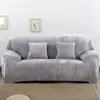 Stoelbedekkingen Dikke pluche L -vormige bank Woonkamer Hoek Couch Slipcover Sectionele stretch Elastische canap Chaise Longue 230428