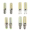 Dimmable Led Lights 152Leds SMD 3014 Led Lamp E11/E12/E14/E17/G4/G9/BA15D Crystal Silicone Spotlight Bulbs 110V 220V