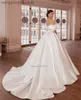 Party Dresses Fashion Sweetheart Neckline Wedding Dresses Off The Shoulder A-LINE Illusion Bridal Gowns De Novia Custom Made T230502