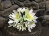 Decorative Flowers Artificial Lotus Fake Flower Bouquet For Home Wedding Bride DIY Decoration