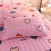 Ställ in polyesterfiber tecknad tryck lakan kudde sängkläder utrustade ark sängöverdrag madrassskydd med elastisk band sängkläder