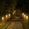 Weatherproof Eternal Flame Interactive Lighting For Outdoor Landscapes Underground Lamp Solid Product Quality Solar Light