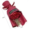 Kwiaty dekoracyjne 1PCS Ręcznie robione róże mydło For Walentynki Prezenty Romantyczne przyjęcie urodzinowe Favors Dekoracja Spowiedź Prezent