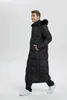 Hommes duvet longue canard veste hommes hiver manteaux Parka véritable col de fourrure neige pardessus épaissir chaud vêtements d'extérieur de haute qualité S-5XL 2023