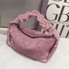 Abendtaschen Luxus-Designer-Handtasche Strass Faltgriff Samt Tote Geldbörsen für Frauen Kupplung Strandtasche 230427