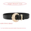 Ceintures Designer De Mode Ceinture Pour Femmes De Luxe Or Bande Sculpture En Forme D'éventail Boucle Ardillon En Cuir Véritable 3.8cm Dames Ceinture