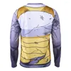 Men's T Shirts 2023 Summer Men's Tops Cartoon 3D Damaged Printing Outdoors Running Fitness Breathable Quick Drying Shirt
