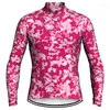 Racing Jackets Bicycle Coat Long Sleeve Jacket Cycling Top Road MTB Wear Motocross Clothing Racer Sweater Jersey Camo Sport Shirt