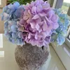 Decoratieve bloemen kunstmatige hortensia simulatie bruiloft pography floral home woonkamer tuin hortensia hyangeas bloem arrangement decor