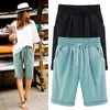 Dames shorts zomers shorts vrouwen zomer Bermuda shorts groot formaat 8xl losse casual sport rekbaar katoen rechte been ademende sweatshorts 230428