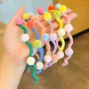 Accessori per capelli Palla color caramella per bambini Fascia ondulata Ragazza Bambino Dolce carino Pressione antiscivolo Copricapo a forcina rotto Commercio all'ingrosso