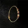 Bangle BUY Luxury Sliding Colourful CZ Beads Charm Arrival Gold Color Bracelet & Women Wedding Jewelry Wholesale