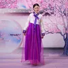 Ethnic Clothing Korean Hanbok Traditional Style National Yarn Dress For Women Wedding Dance Performance Costume Elegant Retro Party