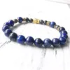 Strand 2023 Style naturel Lapis Lazuli Mala Bracelet bouddha Yoga mode Section Labradorite bijoux cadeau pour hommes