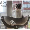 Mats Shuangmao Pet Cat lits Hamacs Sunny Window Lounger Aspiration Hamacs Cats House Shelf confortable Ferret chaud