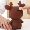 Novelty Items Creative Resin Coin Piggy Bank Cartoon Deer-shaped Living Room Bedroom Desktop Decoration Ornaments 230428