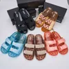 Slippers 2023 New Melissa Outdoor PVC Jelly Shoes Buckle Bottom Inst Inscrevidos Slipers Ladies Fashion Slides de verão J230502