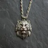 Hangende kettingen 1 stks tijgerhoofd mannen ketting dierlijke sieraden boos wild