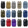 Backpackpakketten 50l grote capaciteit mannen leger militaire tactische rugzak 3p EDC Molle Pack Waterdichte bug -rucksack wandelcamping jachtzakken J230502