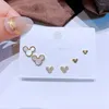 Stud Earrings MIGGA 3 Pairs/Set Cute Natural Shell Cartoon Mouse Fashion Women Girls Jewelry