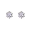Zeshoekige diamantmagralen vol met diamanten glanzende zirkoon strass oarpieces mode sieraden groothandel valentijnsdag geschenken