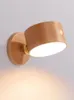 Veilleuses Lampe de table en bois Charge USB tactile Aspiration magnétique Lumière LED Protection des yeux Gradation Atmosphère Chevet