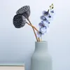 زهور زخرفة زهرة الاصطناعية ملونة روز هدية المياه المخملية phalaenopsis محاكاة عالية الصينية