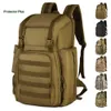 Backpacking Packs Protector Plus 40L Molle Tactical Assault Ryggsäck Militär armé Camo Väskor utomhus reser camping vandring vandring ryggsäckar j230502