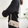 Crossbody strap litchee spannmål kuvert vogue telefonfodral för iPhone 14 13 12 11 pro max hållbar justerbar lanyard kort slot fast läder plånbok baksock stockbeständig