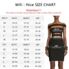 Lässige Kleider WillBeNice Damen Winter Langarm Weiß Elegant Verbandkleid Frauen Sexy Aushöhlen Mesh Bodycon Promi Party Vestidos