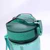 Mugs 800 ml Sportwasserflasche mit Strohhalm Camping Wandern Outdoor Wasserflasche Große Kapazität Auslaufsichere Dichtung Wasserbecher Gym Cup Z0420