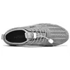 Mens Casual vandringsskor Simple Man Flat Shoes Hollow Mesh Solid Fashion Men Tennis Sport Shoe Sandaler Sneakers för män