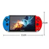 X7/X12 PLUS Handheld Game 5.1/7.1 Inch HD Screen Portable Retro Video Gaming Player Built-in 200/10000