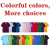 Camisetas masculinas 2023 Cotton masculino Transferência de calor masculino Menina de manga curta Pure Colors Tops Tee Man Shirt