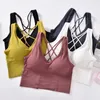 Camisoles & Tanks Women Tank Top Backless Crop Female Seamless Underwear Sexy Bralette Fitness Active Wear Lingerie Removable Padded Camisol