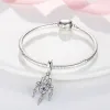 925 Feitiços de prata esterlina para fabricação de jóias para Pandora Beads Jewelry Gift Wholesale Forever Family Charm Colar Trinket DIY