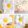 Other Event Party Supplies 141Pcs Daisy Balloon Garland Arch Macaron Candy Colored Girls Princess Birthday Wedding Decor Baby Shower 230428