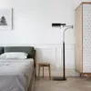 Zemin lambaları Modern Tasarımcı Metal Parlak Dekor LED LAMP IŞIK HAFIZA ALIŞIK Standart Yatak Odası Yaşam Siyah Aydınlatma Armatürleri