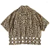 Freizeithemden für Herren 22SS Kapital Kountry Shirt Herren Damen 1:1 Qualität Leopardenmuster japanische Hawaiian Kurzarm