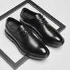 Chaussures en cuir pour hommes, chaussures rehaussantes, semelles intérieures rehaussantes de 6CM, robe britannique d'affaires, chaussures de bureau formelles pour hommes, chaussures de mariage