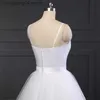 Robes de soirée 2021 Photo réelle longue robe de mariée a-ligne Organza bretelles Spaghetti robes de mariée princesse longueur de plancher robes de mariée chérie T230502