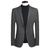 Garnitury męskie najwyższej jakości marka Blazer Casual Fashion Regular Fit Kurtka do mokree włoski styl modne męskie ubrania plus size 4xl