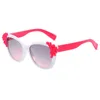 Occhiali da sole misti all'ingrosso per bambini forma quadrata design di marca alta qualità 6 colori 61014 occhiali di protezione UV400