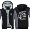 Herrjackor race bil 2jz jdm hoodies jacka för män vinter tjock fleece varm blixtlås tröja tröja manlig överdimensionerad kläder euro storlek